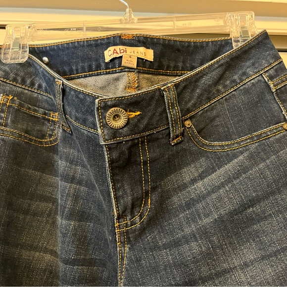 Cabi Jeans size 4 tapered legs 30 waist 30 inseam preowned - Picture 8 of 9
